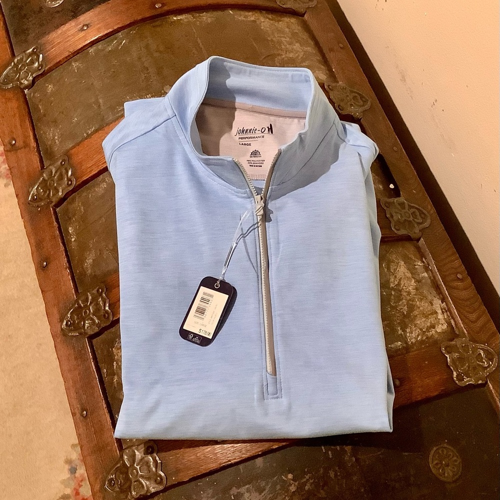 johnnie-O Light Blue Vest